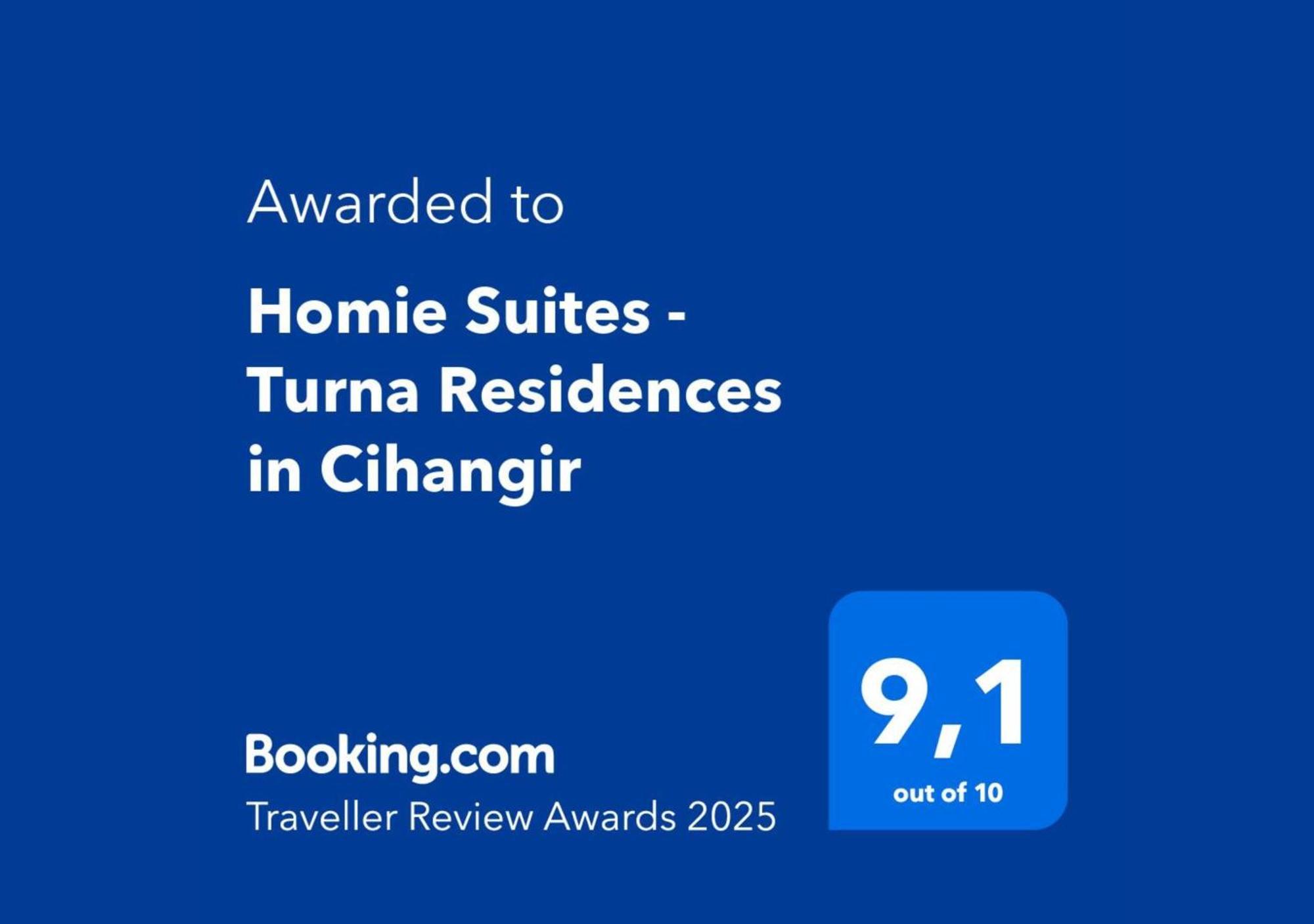 Homie Suites - Turna Residences In Cihangir イスタンブール エクステリア 写真